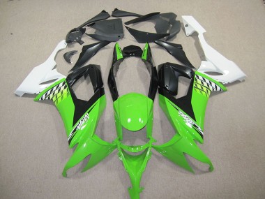 2008-2010 Schwarzer Grün Ninja Kawasaki ZX10R Motorrad Verkleidung