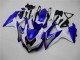 2008-2010 Weiß Blau Suzuki GSXR 600/750 Motorrad Verkleidung 2008-2010 Weiß Blau Suzuki GSXR 600/750 Motorrad Verkleidung