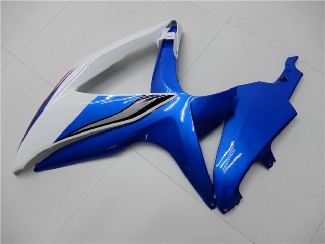 2008-2010 Weiß Blau Suzuki GSXR 600/750 Motorrad Verkleidungen 2008-2010 Weiß Blau Suzuki GSXR 600/750 Motorrad Verkleidungen
