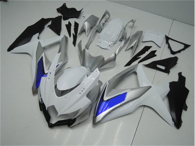 2008-2010 Weiß Silber Blau Suzuki GSXR 600/750 Motorrad Verkleidung 2008-2010 Weiß Silber Blau Suzuki GSXR 600/750 Motorrad Verkleidung