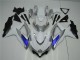 2008-2010 Weiß Silber Blau Suzuki GSXR 600/750 Motorrad Verkleidung 2008-2010 Weiß Silber Blau Suzuki GSXR 600/750 Motorrad Verkleidung