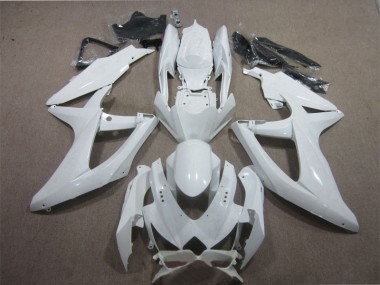 2008-2010 Weiß Suzuki GSXR 600 Motorrad Verkleidung