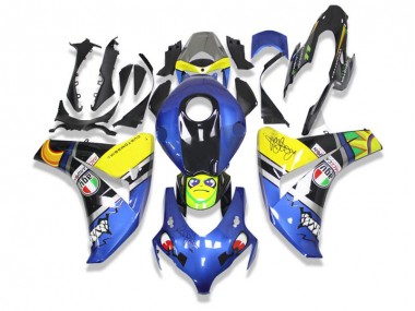 2008-2011 Blau Hai Honda CBR1000RR Motorrad Verkleidung