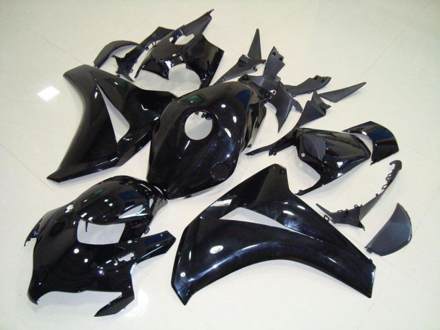 2008-2011 Glänzend Schwarz Honda CBR1000RR Motorrad Verkleidungen