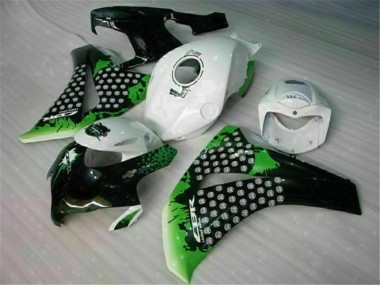 2008-2011 Grün Weiß Honda CBR1000RR Motorrad Verkleidungen
