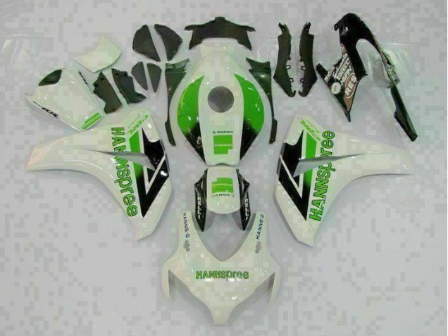 2008-2011 Grün Weiß Honda CBR1000RR Motorrad Vollverkleidung 2008-2011 Grün Weiß Honda CBR1000RR Motorrad Vollverkleidung