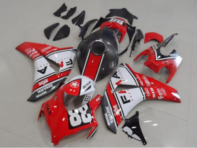 2008-2011 Orange Fiamm 88 Honda CBR1000RR Motorrad Verkleidung 2008-2011 Orange Fiamm 88 Honda CBR1000RR Motorrad Verkleidung
