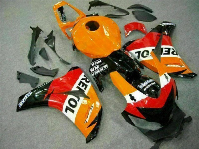 2008-2011 Orange Repsol Honda CBR1000RR Motorrad Vollverkleidung 2008-2011 Orange Repsol Honda CBR1000RR Motorrad Vollverkleidung
