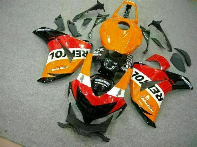 2008-2011 Orange Repsol Honda CBR1000RR Motorrad Vollverkleidung 2008-2011 Orange Repsol Honda CBR1000RR Motorrad Vollverkleidung