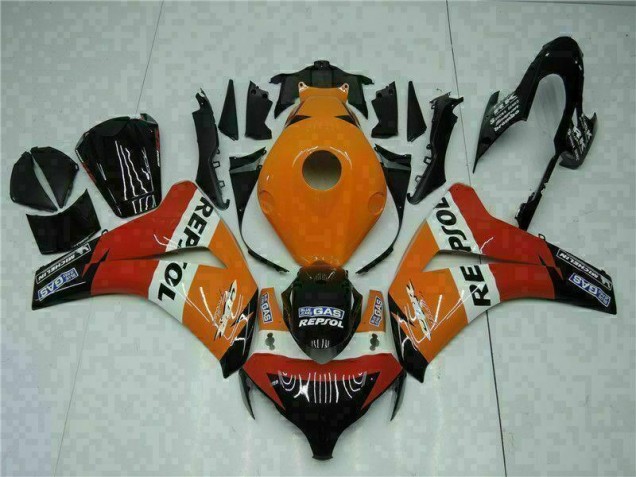 2008-2011 Orange Repsol Honda CBR1000RR Motorrad Vollverkleidung & Plastik 2008-2011 Orange Repsol Honda CBR1000RR Motorrad Vollverkleidung & Plastik