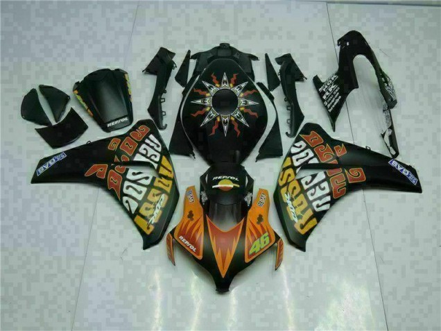 2008-2011 Orange Schwarz Honda CBR1000RR Motorrad Verkleidung 2008-2011 Orange Schwarz Honda CBR1000RR Motorrad Verkleidung