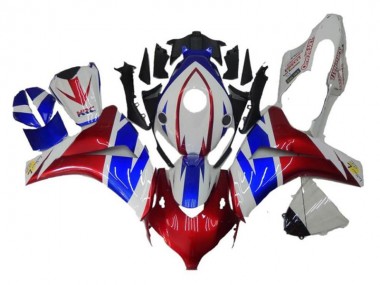 2008-2011 Rot Blau Weiß Honda CBR1000RR Motorrad Verkleidung