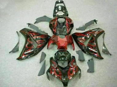 2008-2011 Rot Flamme Honda CBR1000RR Motorrad Verkleidungen