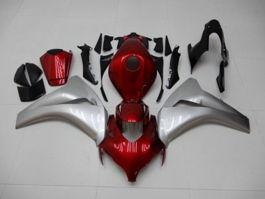 2008-2011 Rot Silber Honda CBR1000RR Motorrad Verkleidung