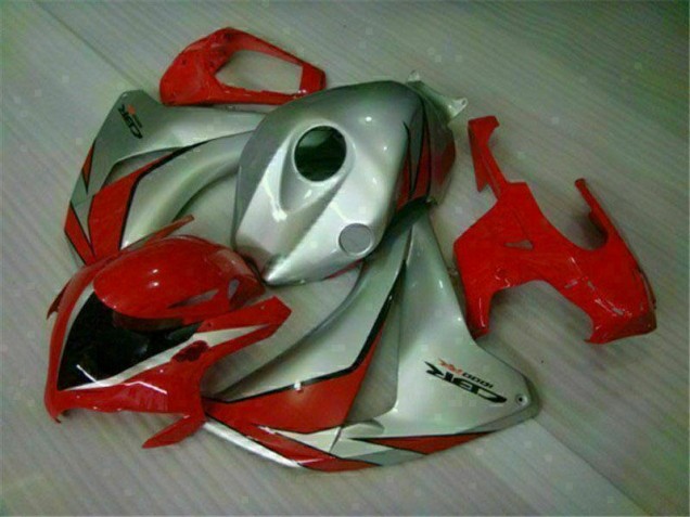 2008-2011 Rot Silber Honda CBR1000RR Motorrad Verkleidungen 2008-2011 Rot Silber Honda CBR1000RR Motorrad Verkleidungen