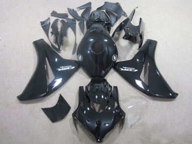 2008-2011 Schwarz Honda CBR1000RR Motorrad Verkleidung Komplett Sets