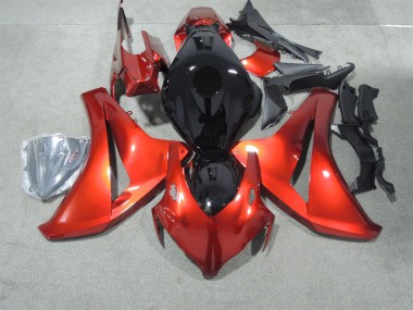 2008-2011 Schwarz Rot Honda CBR1000RR Motorrad Verkleidung