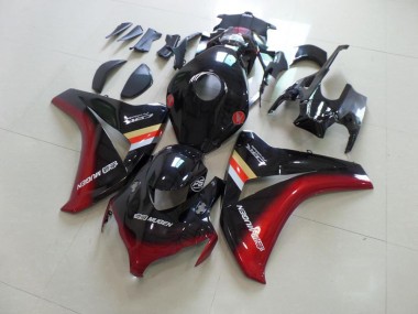 2008-2011 Schwarz Rot Mugen Honda CBR1000RR Motorrad Verkleidung