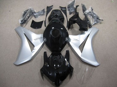 2008-2011 Schwarz Silber Feuerklinge Honda CBR1000RR Motorrad Verkleidung