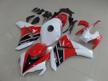 2008-2011 Schwarz Weiß und Rot Honda CBR1000RR Motorrad Verkleidung