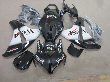 2008-2011 Schwarz West Honda CBR1000RR Motorrad Verkleidung
