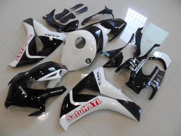 2008-2011 Schwarz weißes Satuhati Honda CBR1000RR Motorrad Verkleidung 2008-2011 Schwarz weißes Satuhati Honda CBR1000RR Motorrad Verkleidung