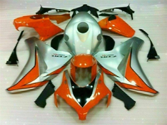 2008-2011 Silber Orange Honda CBR1000RR Motorrad Verkleidung 2008-2011 Silber Orange Honda CBR1000RR Motorrad Verkleidung