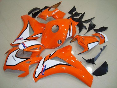 2008-2011 Sonnenuntergang Orange HRC Honda CBR1000RR Motorrad Verkleidung