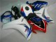 2008-2011 Weiß Blau Honda CBR1000RR Motorrad Verkleidung Komplett Sets 2008-2011 Weiß Blau Honda CBR1000RR Motorrad Verkleidung Komplett Sets