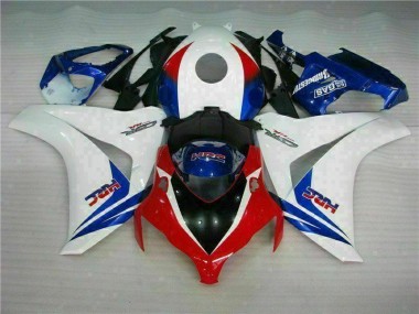 2008-2011 Weiß Blau Honda CBR1000RR Motorrad Verkleidung Komplett Sets