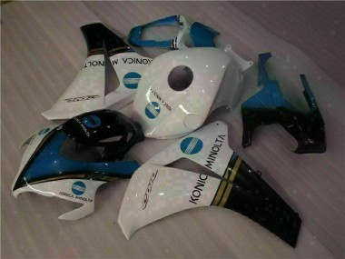 2008-2011 Weiß Blau Honda CBR1000RR Motorrad Verkleidung