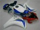 2008-2011 Weiß Blau Honda CBR1000RR Motorrad Verkleidungen 2008-2011 Weiß Blau Honda CBR1000RR Motorrad Verkleidungen