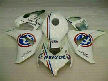 2008-2011 Weiß Blau Repsol Honda CBR1000RR Motorrad Verkleidungen
