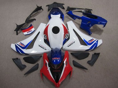 2008-2011 Weiß Blau Rot HRC Honda CBR1000RR Motorrad Verkleidungen