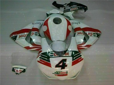 2008-2011 Weiß Castrol 4 Honda CBR1000RR Motorrad Verkleidung