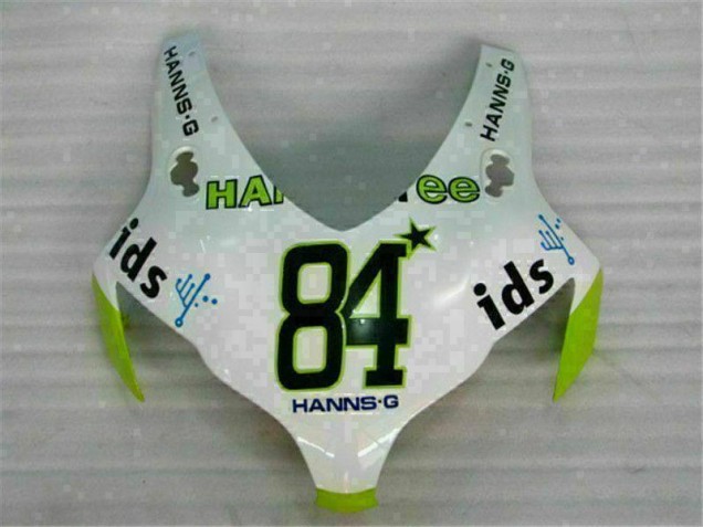 2008-2011 Weiß Grün Hannspree 84 Honda CBR1000RR Motorrad Verkleidung 2008-2011 Weiß Grün Hannspree 84 Honda CBR1000RR Motorrad Verkleidung
