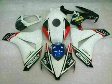2008-2011 Weiß Honda CBR1000RR Motorrad Vollverkleidung
