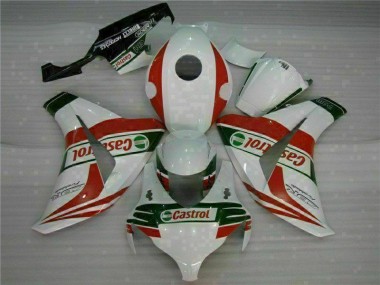 2008-2011 Weiß Rot Honda CBR1000RR Motorrad Verkleidungen