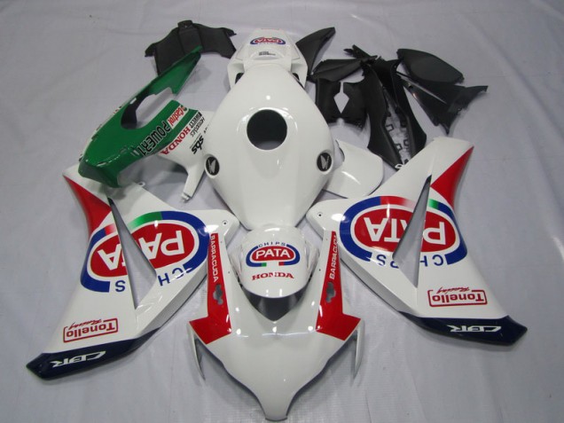2008-2011 Weiß Rot PATA Honda CBR1000RR Motorrad Verkleidungen 2008-2011 Weiß Rot PATA Honda CBR1000RR Motorrad Verkleidungen
