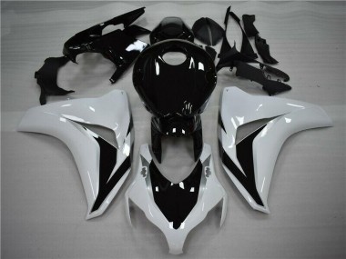 2008-2011 Weiß Schwarz Honda CBR1000RR Motorrad Verkleidung Komplett Sets