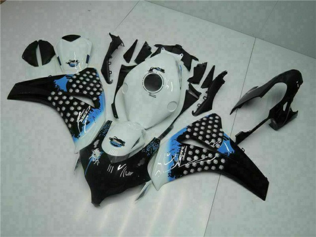 2008-2011 Weiß Schwarz Honda CBR1000RR Motorrad Verkleidungen 2008-2011 Weiß Schwarz Honda CBR1000RR Motorrad Verkleidungen