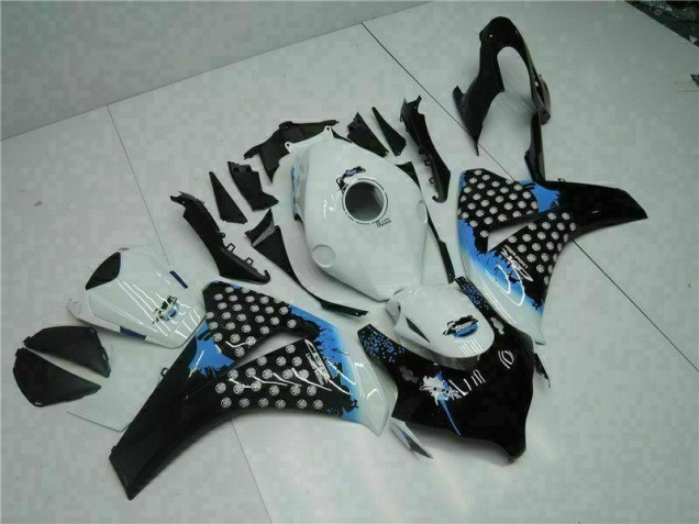 2008-2011 Weiß Schwarz Honda CBR1000RR Motorrad Verkleidungen 2008-2011 Weiß Schwarz Honda CBR1000RR Motorrad Verkleidungen