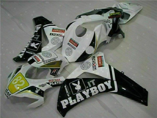 2008-2011 Weiß Schwarz Playboy Honda CBR1000RR Motorrad Verkleidung 2008-2011 Weiß Schwarz Playboy Honda CBR1000RR Motorrad Verkleidung