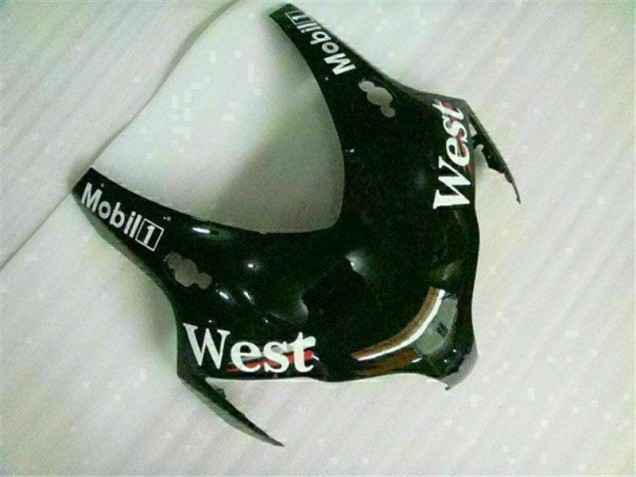 2008-2011 Weiß Schwarz West Honda CBR1000RR Motorrad Verkleidung