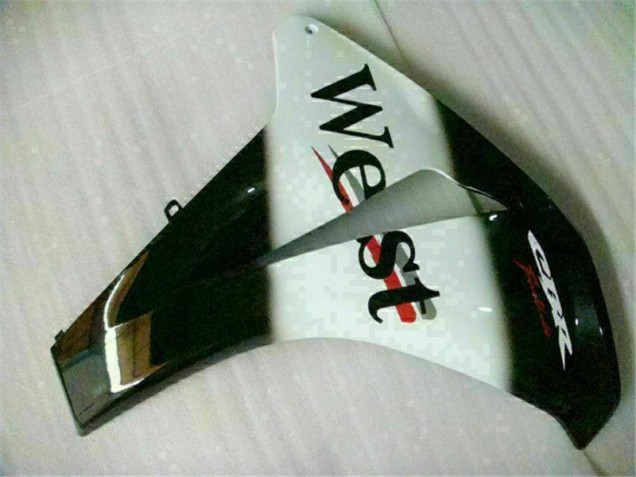 2008-2011 Weiß Schwarz West Honda CBR1000RR Motorrad Verkleidung