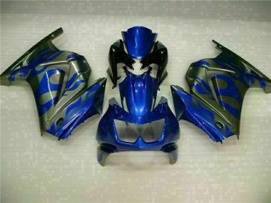 2008-2012 Blau Kawasaki EX250 Motorrad Verkleidung