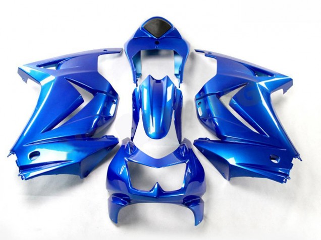 2008-2012 Blau Kawasaki EX250 Motorrad Verkleidungen