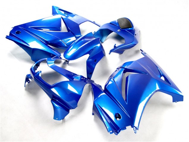 2008-2012 Blau Kawasaki EX250 Motorrad Verkleidungen