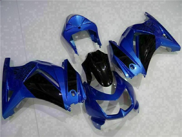 2008-2012 Blau Schwarz Kawasaki EX250 Motorrad Verkleidung 2008-2012 Blau Schwarz Kawasaki EX250 Motorrad Verkleidung