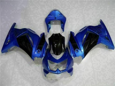 2008-2012 Blau Schwarz Kawasaki EX250 Motorrad Verkleidung